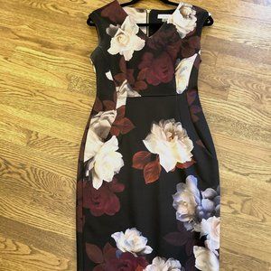 Calvin Klein sleeveless Floral Dress